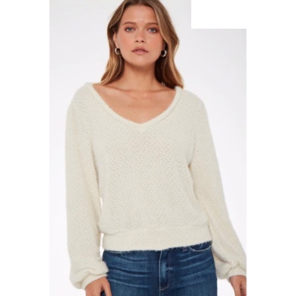 NWOT Project Social T Harlow Chenille Sweater - Picture 2 of 6